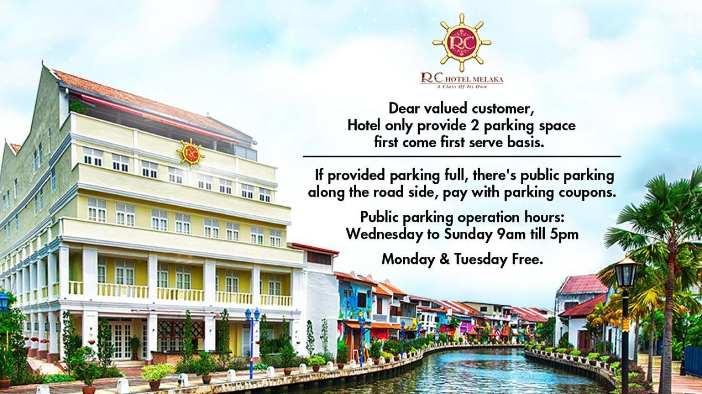 Rc Hotel Melaka Malacca Exterior foto